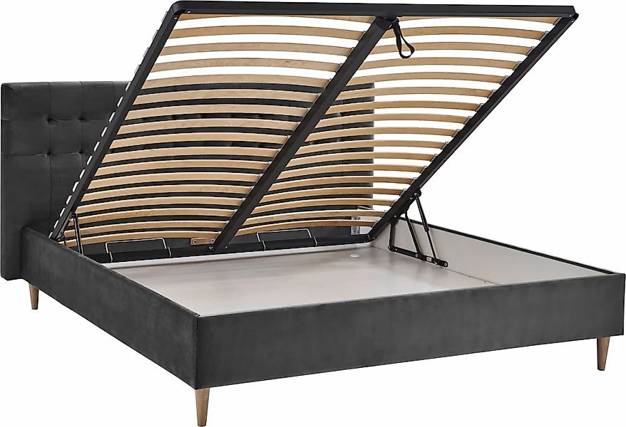 ATLANTIC home collection Polsterbett "Veronika" mit Bettkasten und Lattenro günstig online kaufen