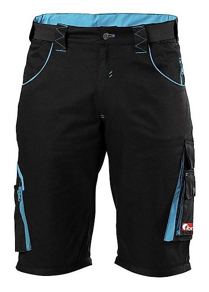 fortis Shorts Herren-Bermuda twenty-four, schwarz/türkis, Größe 58 günstig online kaufen