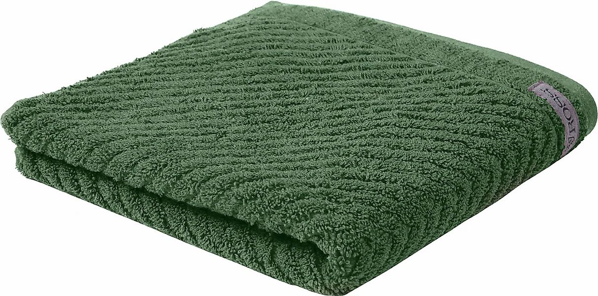 ROSS Duschtuch "Smart" Uni-Rippe mit Velourslabel günstig online kaufen