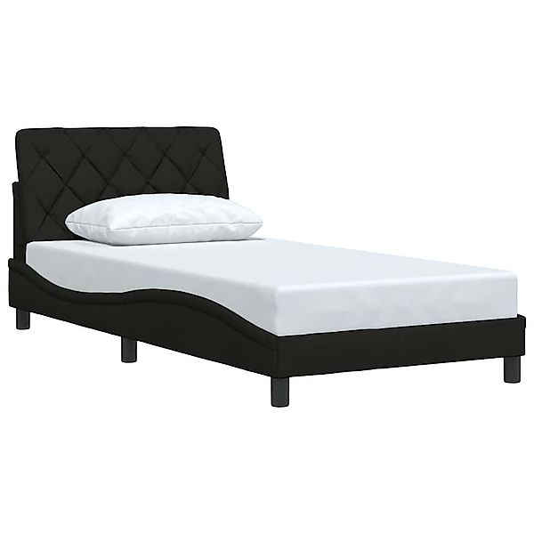 vidaXL Bett Bettgestell ohne Matratze Schwarz günstig online kaufen