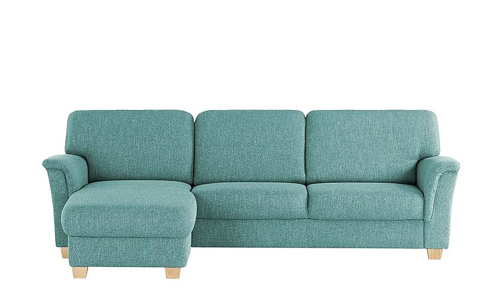 smart Ecksofa  Valencia ¦ türkis/petrol ¦ Maße (cm): B: 265 H: 90 T: 173 Po günstig online kaufen