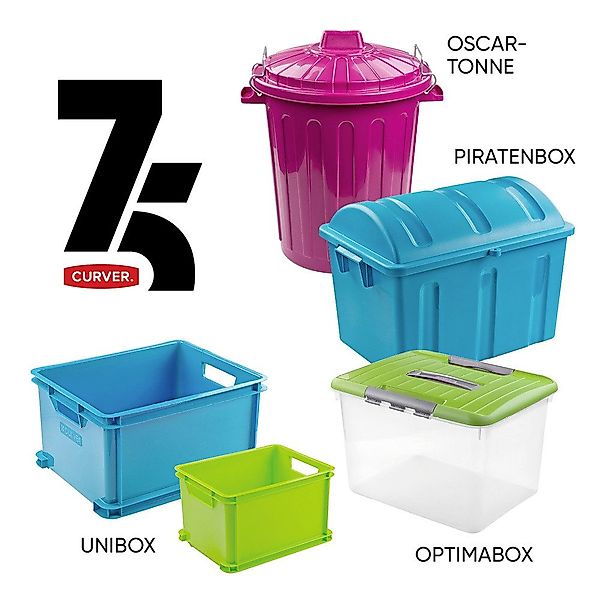 Curver Aufbewahrungsbox Curver 259600 Aufbewahrungsbox Oscar günstig online kaufen