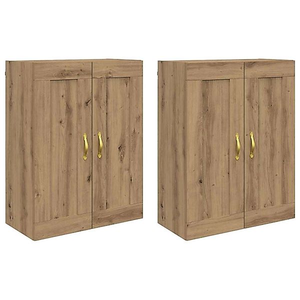 vidaXL Wandmontierte Schränke 2 Stk Artisan-Eiche 69,5 x 34 x 90 cm 3402690 günstig online kaufen