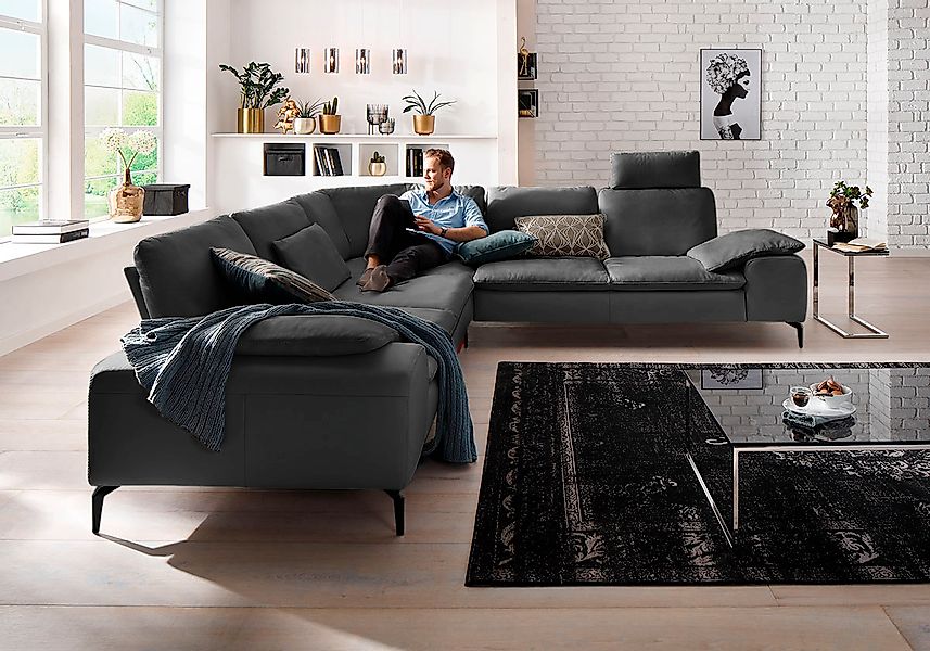 W.SCHILLIG Ecksofa »valentinoo, Designsofa, elegant und bequem, L-Form«, (S günstig online kaufen