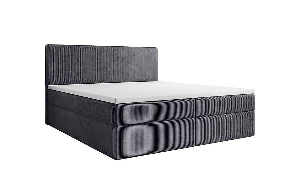 Luxusbetten24 Boxspringbett Soft in Cord, mit günstig online kaufen
