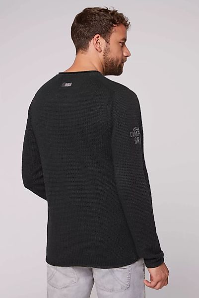 CAMP DAVID Strickpullover, mit Logo Print günstig online kaufen