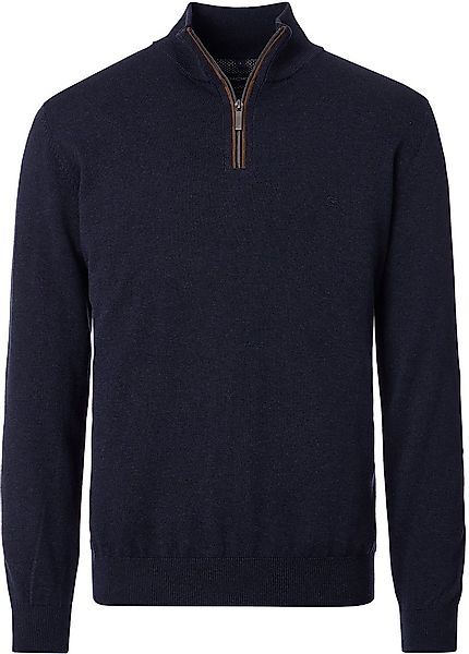 Casa Moda Halfzip Pullover Solid Navy - Größe XL günstig online kaufen