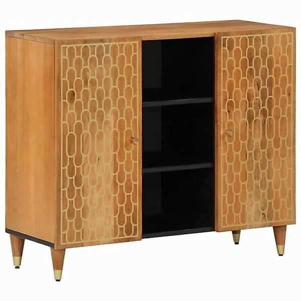 vidaXL Beistellschrank Beistellschrank 90x33x75 cm Massivholz Mango (1-St) günstig online kaufen