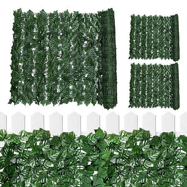 BlingBin Balkonsichtschutz Künstliche Efeu Hecke Sichtschutzhecke günstig online kaufen