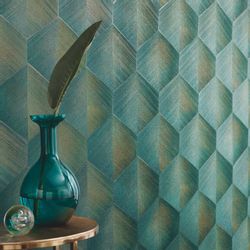 Bricoflor 3D Tapete in Dunkelgrün für Wohnzimmer und Schlafzimmer Design Vl günstig online kaufen