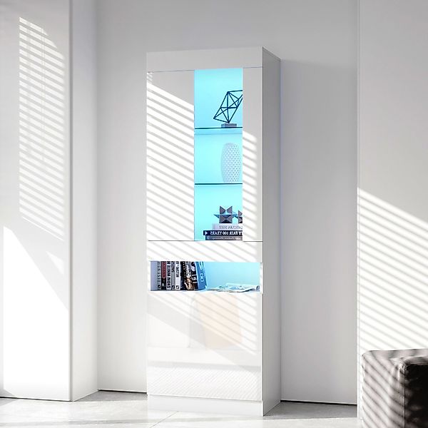 Odikalo Stauraumvitrine Standschrank Lagerschrank 16 Farben günstig online kaufen
