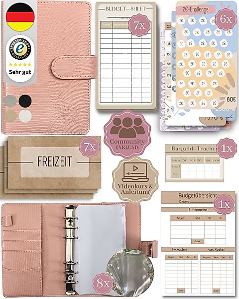 BeginnerBudget Ringbuchmappe Budget Planner Starter-Set Sparbuch günstig online kaufen