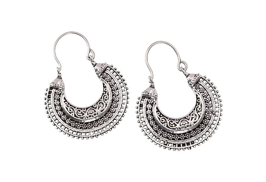 Guru-Shop Paar Ohrhänger Boho Ohrringe, silberne indische Ohrringe aus.. günstig online kaufen