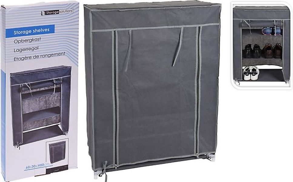 Koopman Campingschrank Stoffschrank Regal Schuhregal Reise Camping 60x80x30 günstig online kaufen