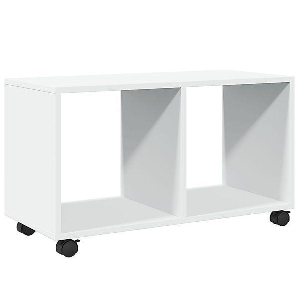 vidaXL Beistelltisch Rollschrank Weiß 72x33x42,5 cm günstig online kaufen