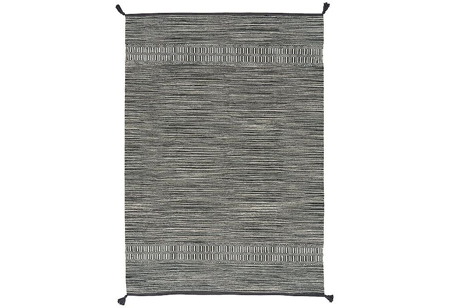 Pergamon Wollteppich Natur Baumwolle Teppich Kelim Toskana, Rechteckig, Höh günstig online kaufen