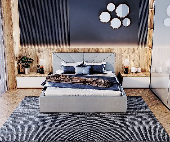 FDM Polsterbett Bettrahmen Bettgestell 90x200, 120x200, günstig online kaufen
