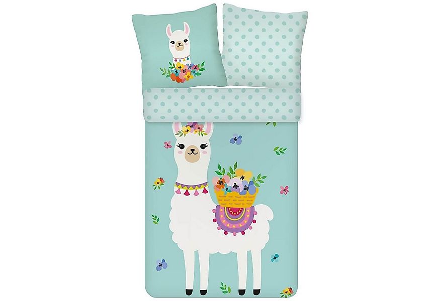 ESPiCO Kinderbettwäsche Lama Trendy Bedding, Renforcé, 2 teilig, Pinata, Ti günstig online kaufen