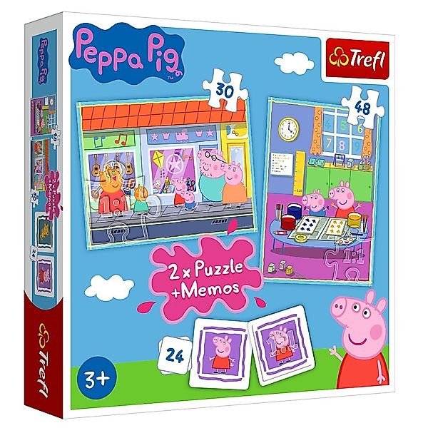 Peppa Pig Puzzle Memo und Puzzle günstig online kaufen