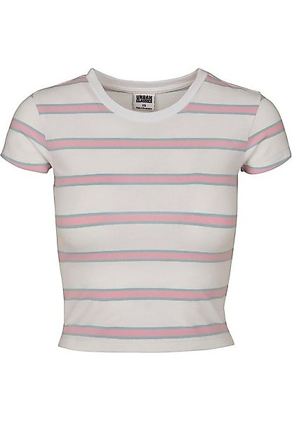 URBAN CLASSICS T-Shirt Urban Classics Damen Ladies Stripe Cropped Tee (1-tl günstig online kaufen