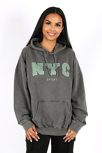 Worldclassca Hoodie Worldclassca Oversized NYC Sport Hoodie Print Kapuzenpu günstig online kaufen