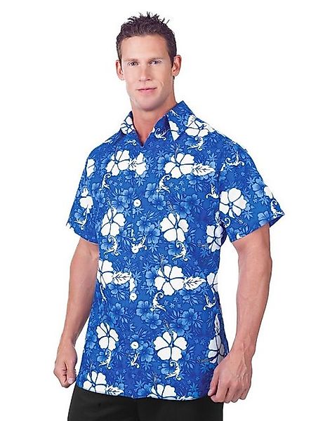 Underwraps T-Shirt Hawaiihemd blau Farbenfrohes Surferhemd für die Beachpar günstig online kaufen