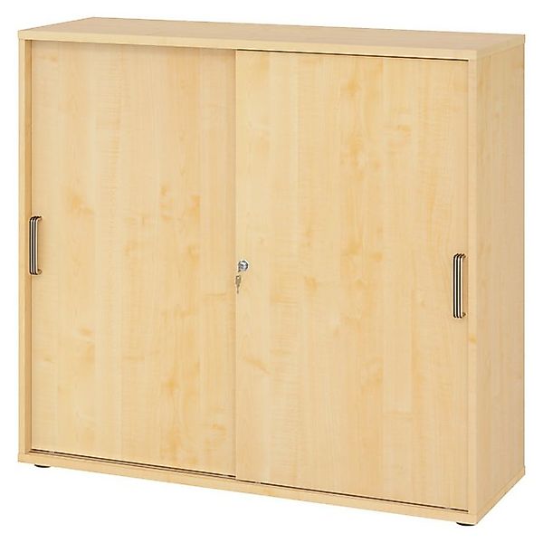 bümö Aktenschrank office Schiebetürenschrank Dekor: Ahorn - Griffe: Streife günstig online kaufen