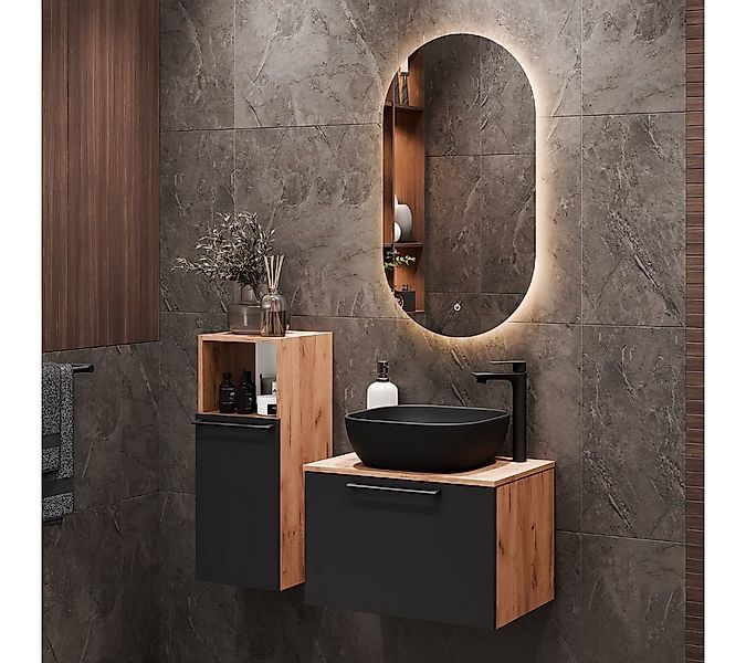 Planetmöbel Badmöbel-Set Astra, (Waschbeckenunterschrank, 3-St., Badezimmer günstig online kaufen