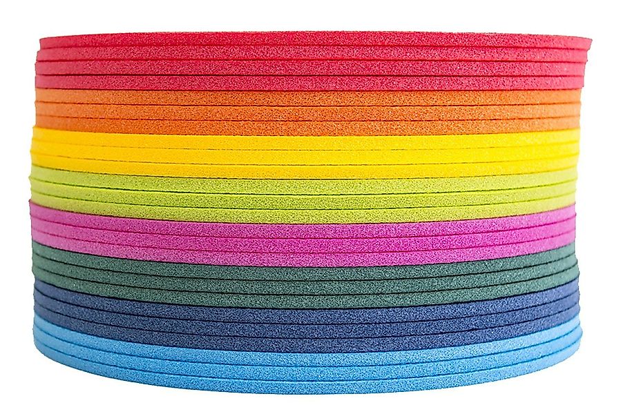 Yate Thermositzkissen Yate Set 18 Stück Schaumstoff Sitzkissen Regenbogenfa günstig online kaufen