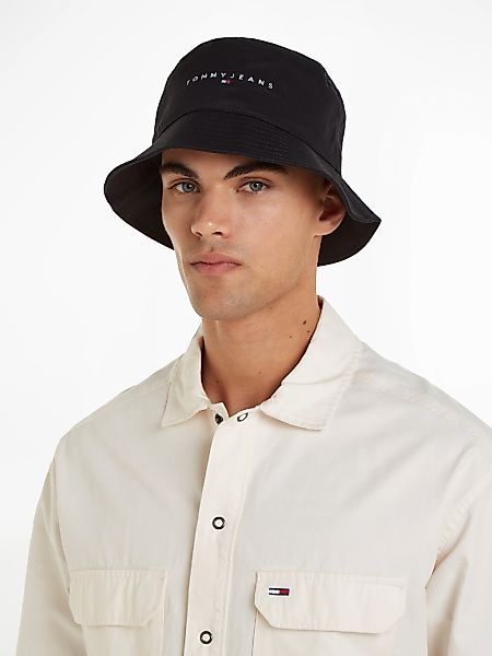 Tommy Jeans Fischerhut "TJM LINEAR LOGO BUCKET HAT", mit gesticktem Logosch günstig online kaufen