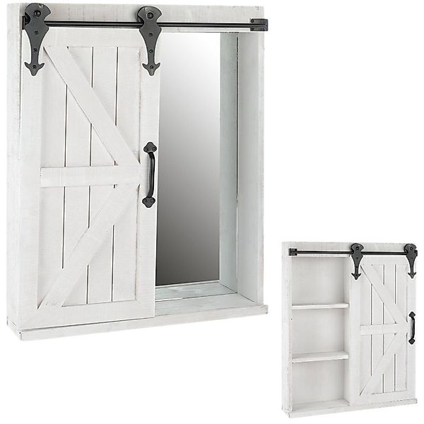 Mucola Spiegelschrank Wandschrank Schiebetür Spiegelschrank Regal günstig online kaufen