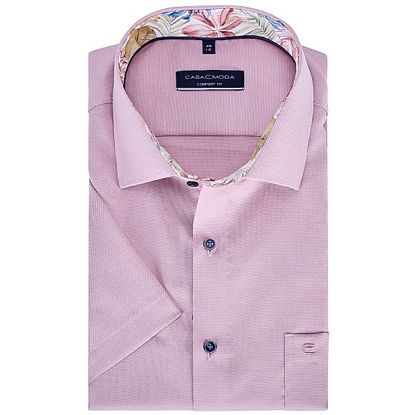 CASA MODA Businesshemd, kurzarm, bügelfrei Farbe rot Größe: 52 günstig online kaufen