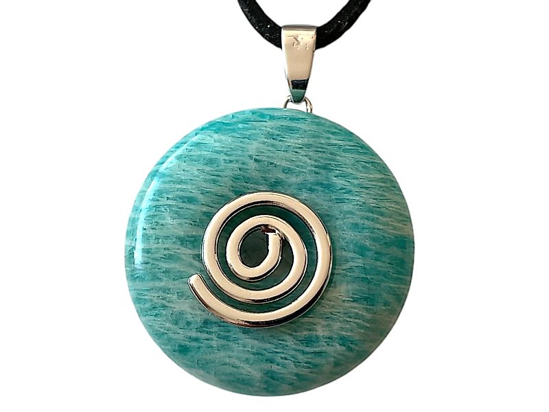 Steinfixx® Lange Kette echter Edelsteindonut 30 günstig online kaufen