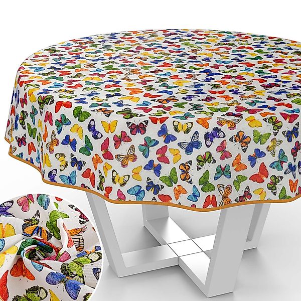 ANRO Tischdecke mit feinem Ästhetik Motiv günstig online kaufen