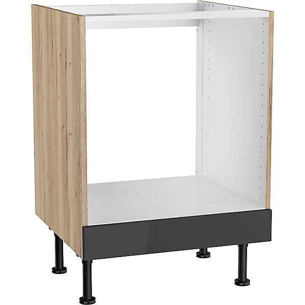 Optifit Küchen-Herdumbau Linus984 60 cm x 87 cm x 58,4 cm Anthrazit-Wildeic günstig online kaufen
