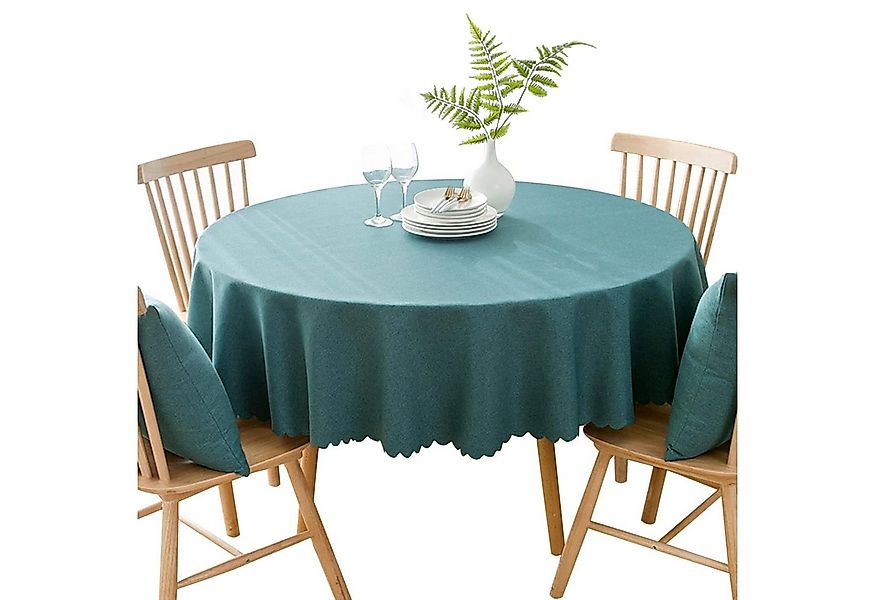 Refttenw Tischdecke Runde Tischdecke Weihnachten,indoor Tischdecken,wasser- günstig online kaufen