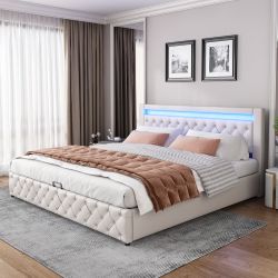 REDOM Polsterbett Polsterbett Doppelbett Stauraumbett Bett günstig online kaufen
