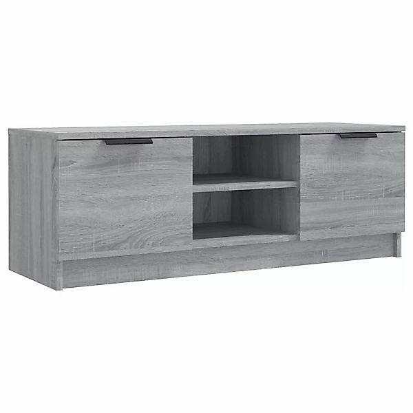 VidaXL TV-Schrank Grau Sonoma 102x35x36,5 cm Holzwerkstoff günstig online kaufen