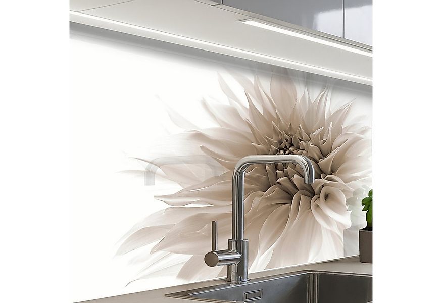KitchenYeah Küchenrückwand selbstklebend Blumen - Weiß - Natur - Botanisch, günstig online kaufen