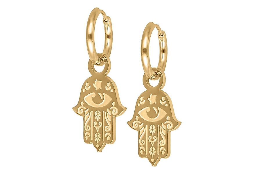 Wildcat Paar Ohrhänger Little Hamsa Hand Hoops, wasserfest, langlebig, haut günstig online kaufen