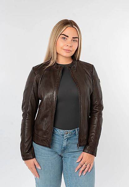Mauritius Lederjacke "MWYouvie" mit Stehkragen günstig online kaufen