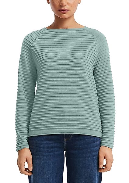 QS Strickpullover mit Strukturmuster günstig online kaufen