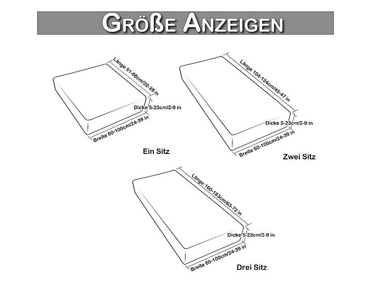 Rosnek Sofahusse 1/2/3 Sitzer Sofa Sitzbezüge Schonbezug, Elastic Stretch S günstig online kaufen