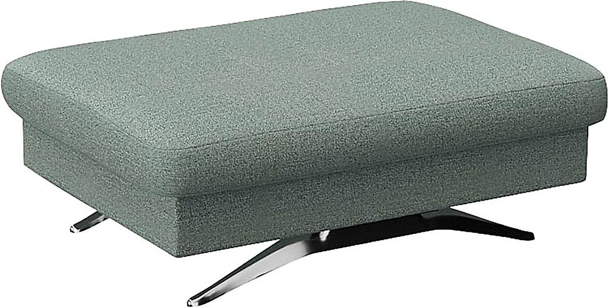 FLEXLUX Pouf "Glow Sitzhocker, Polsterhocker" Hocker mit Stauraum, Fuß Alu günstig online kaufen