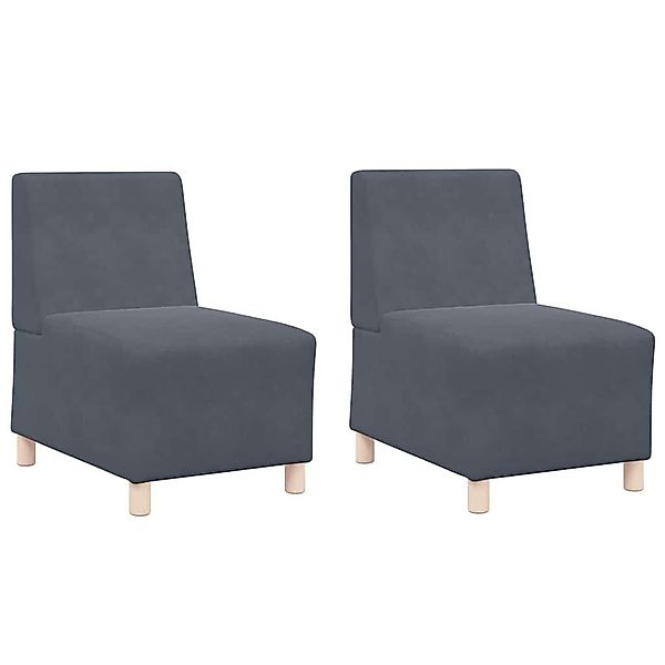 vidaXL Sofa Modulares Armfreies Sofa 2 günstig online kaufen