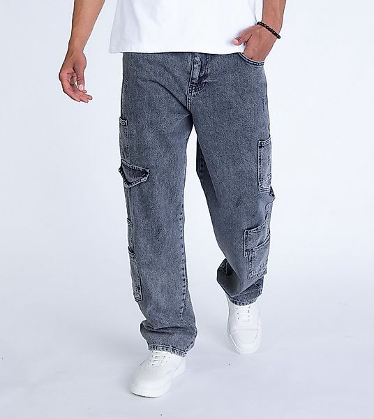 Denim House Loose-fit-Jeans Herren Baggy Cargo HiP HoP Jeans günstig online kaufen