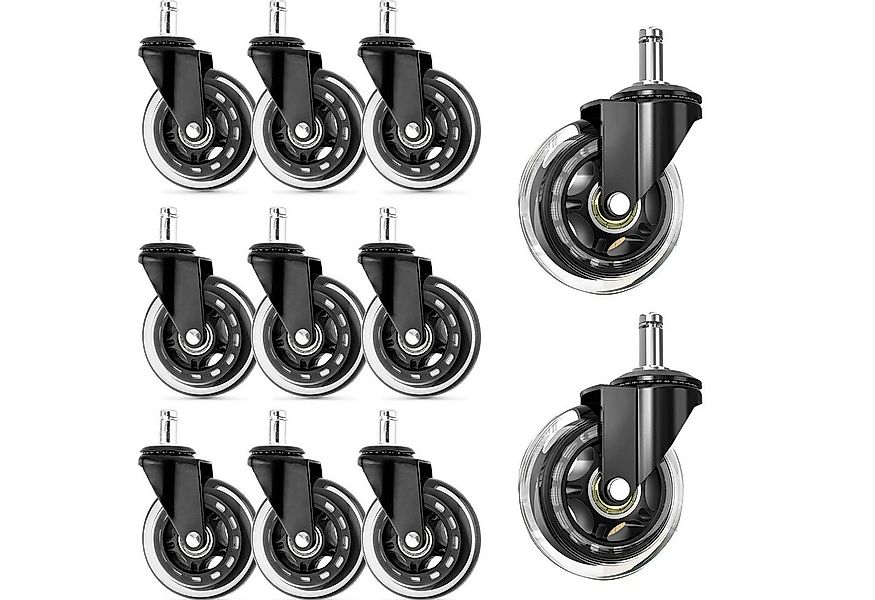 BlingBin Stuhlrolle 5 Stück Rollen für Bürostuhl Caster Schreibtisch Stuhl günstig online kaufen