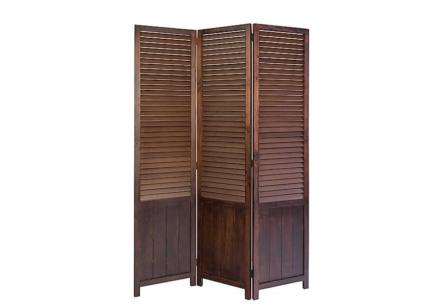 Homestyle4u Paravent Raumteiler Holz Trennwand Sichtschutz Braun Indoor (3- günstig online kaufen
