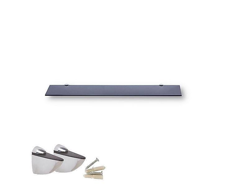 HOOZ Wandregal aus Sicherheitsglas mit Halterung - Klarglas versch. Größen günstig online kaufen