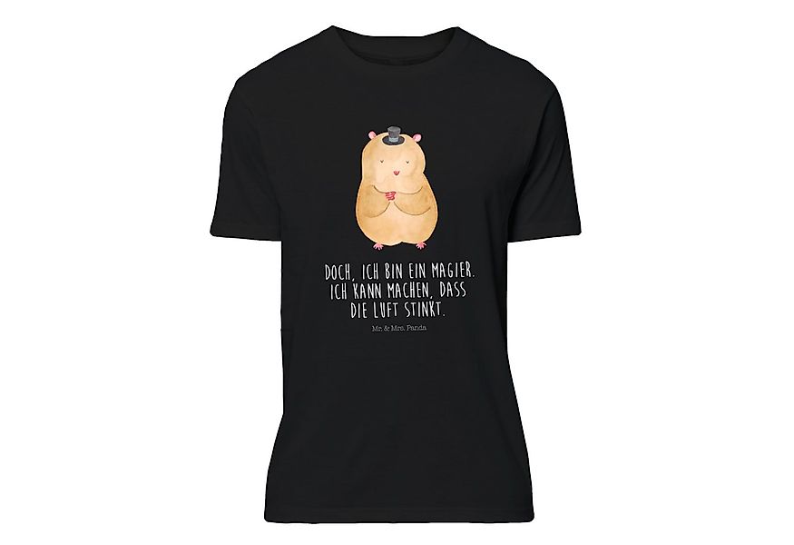 Mr. & Mrs. Panda T-Shirt Hamster mit Hut - Schwarz - Geschenk, Nachthemd, Z günstig online kaufen